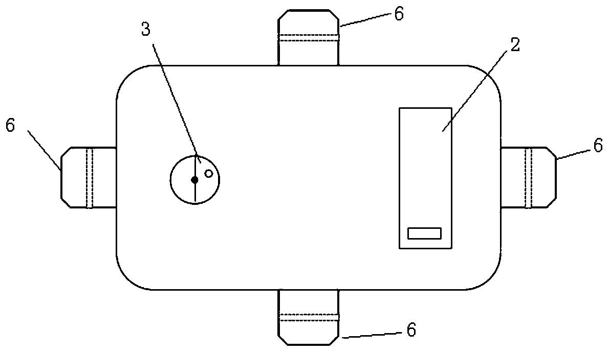 Controlled atmosphere fresh-keeping packaging box for fresh-cut fruits or vegetables