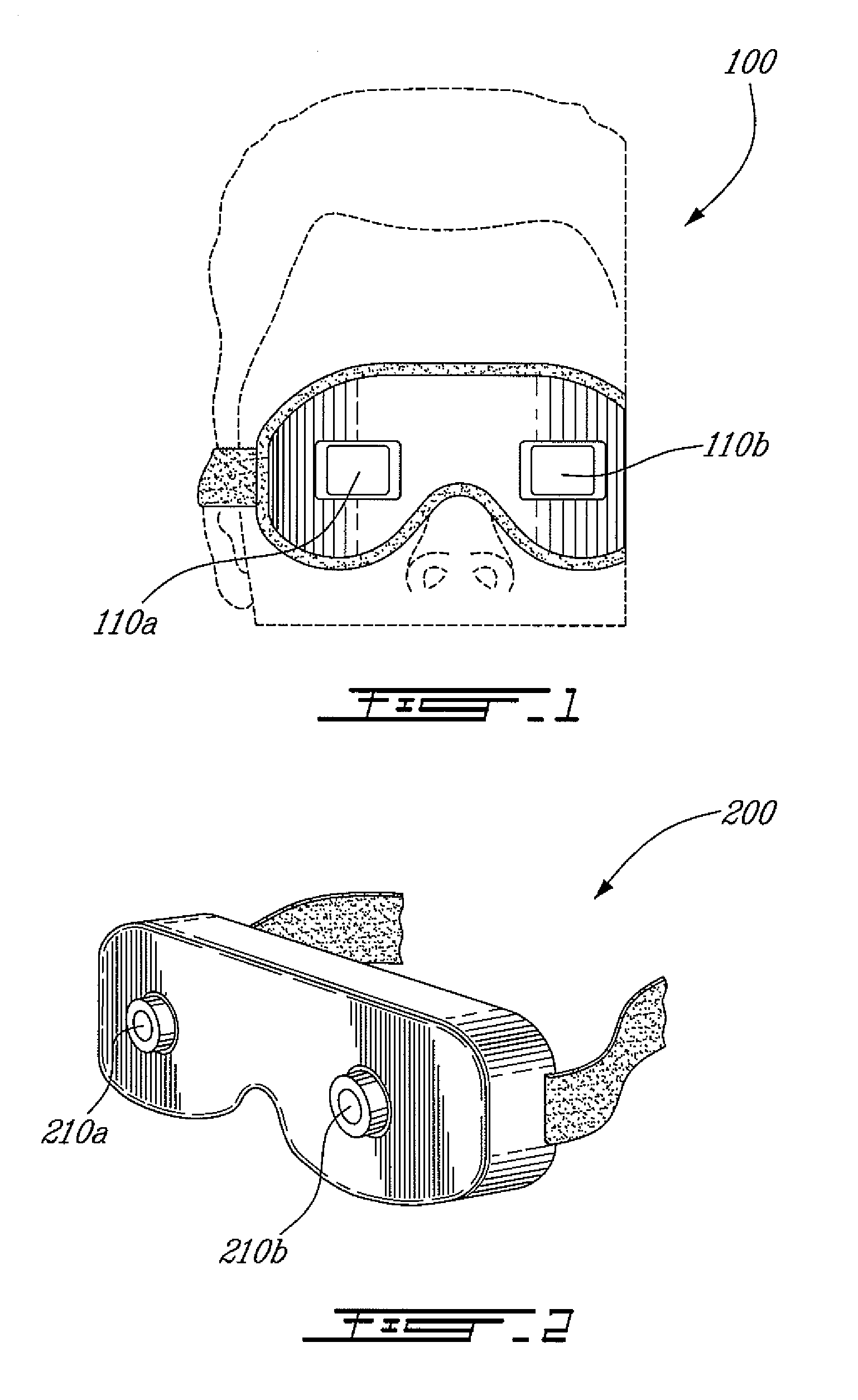 Head-mounted display apparatus for profiling system