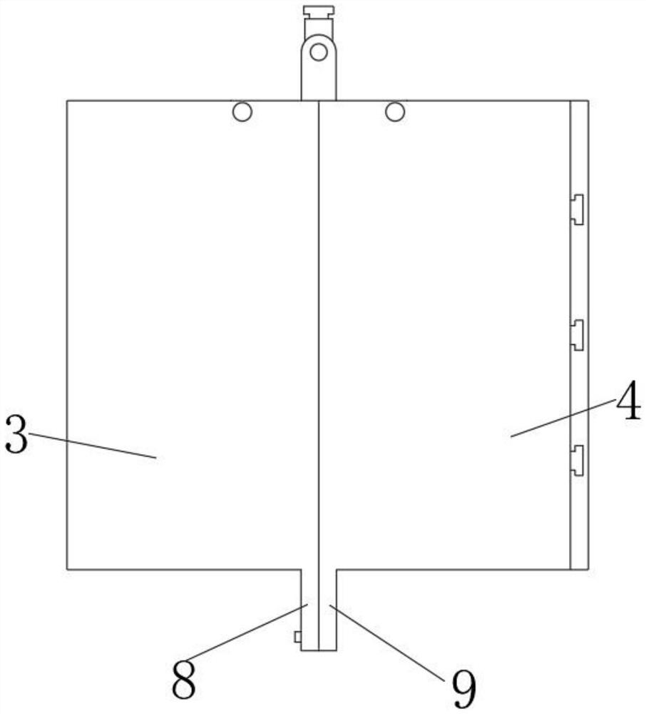 Civil work construction cost surveying tool containing device