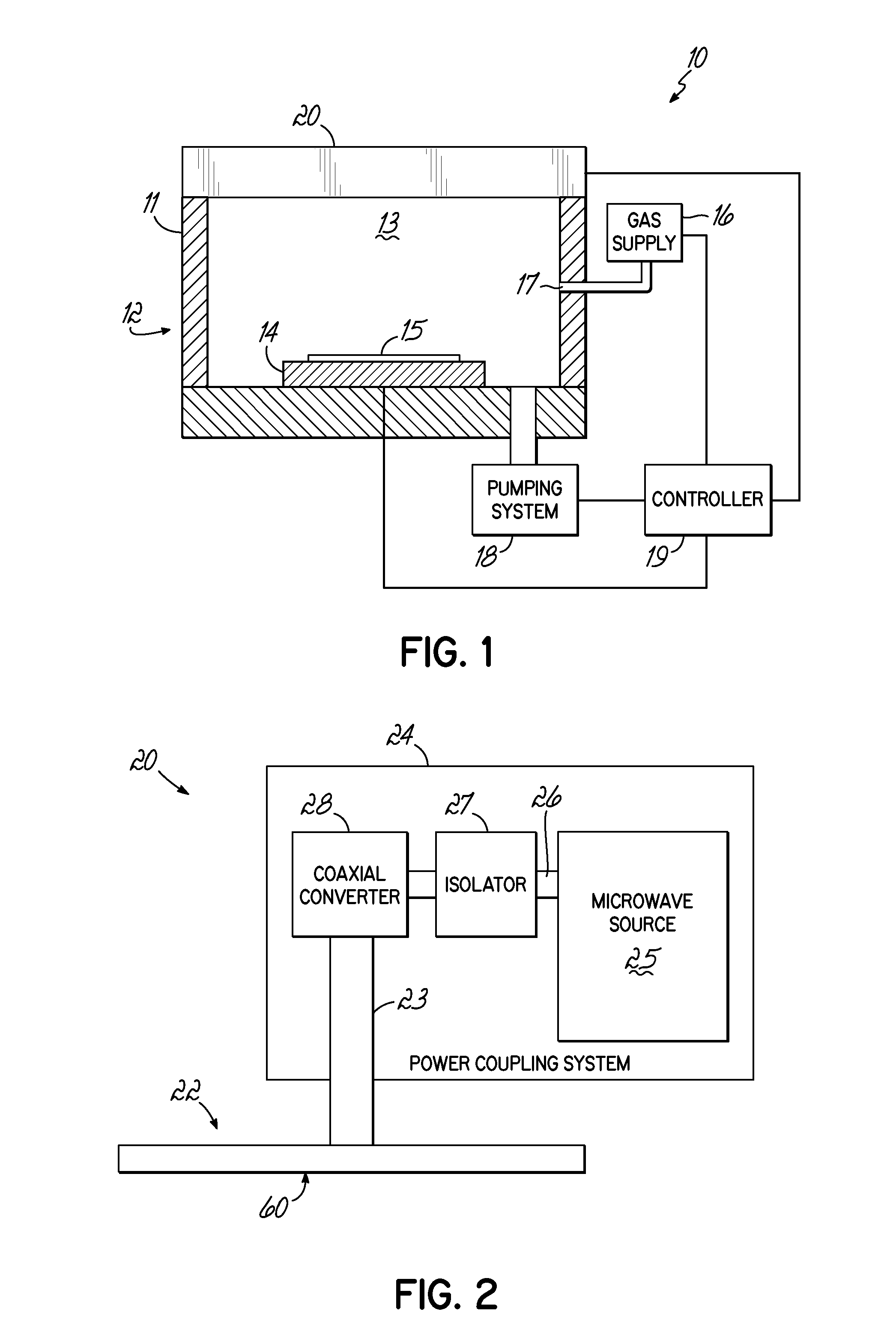 Low electron temperature, edge-density enhanced, surface wave plasma (SWP) processing method and apparatus