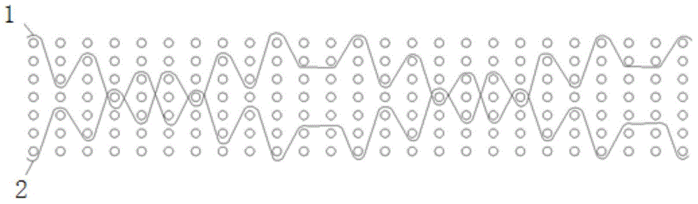 Preparation method of variable-thickness layer-to-layer connection structure fabric