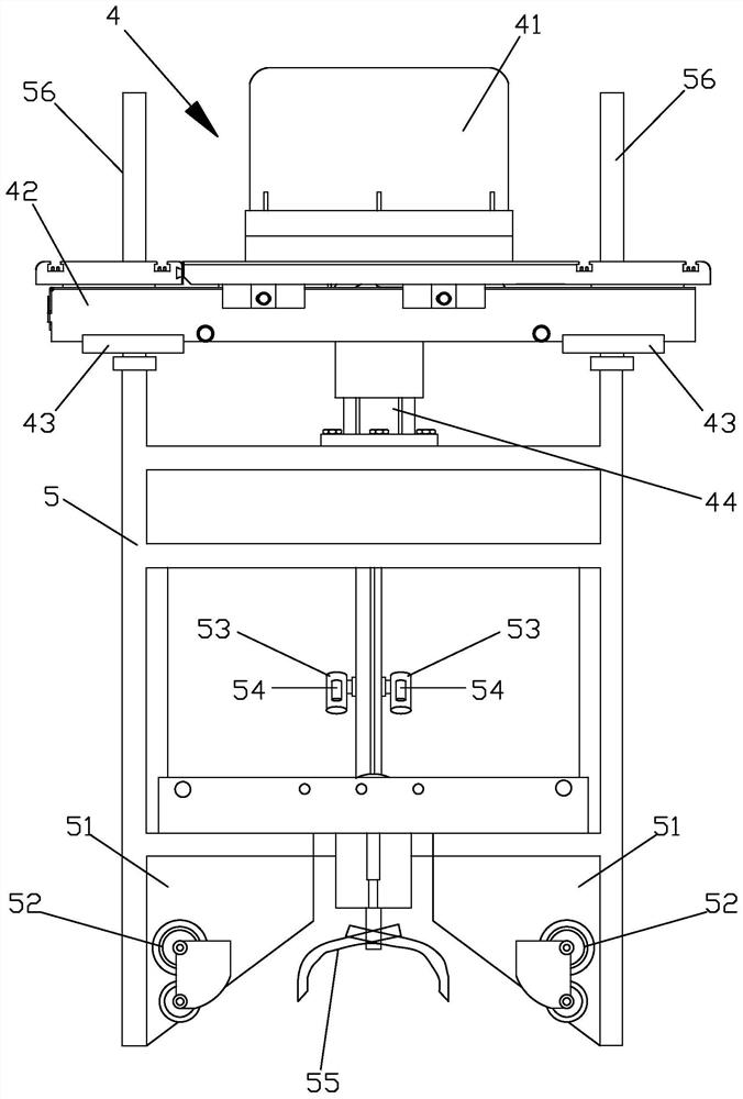 Structure and processing method for cutting off existing anchor cable invading range of station foundation pit