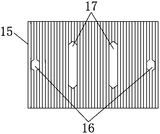 A secondary air distribution device for circulating fluidized bed boiler