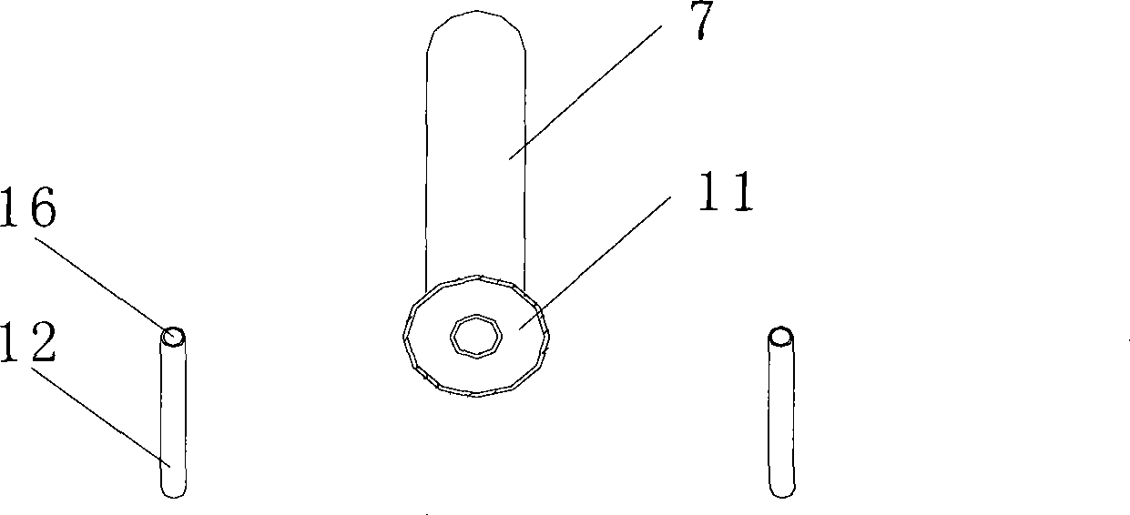 Fuel step adding apparatus of glass melter total oxygen combustion