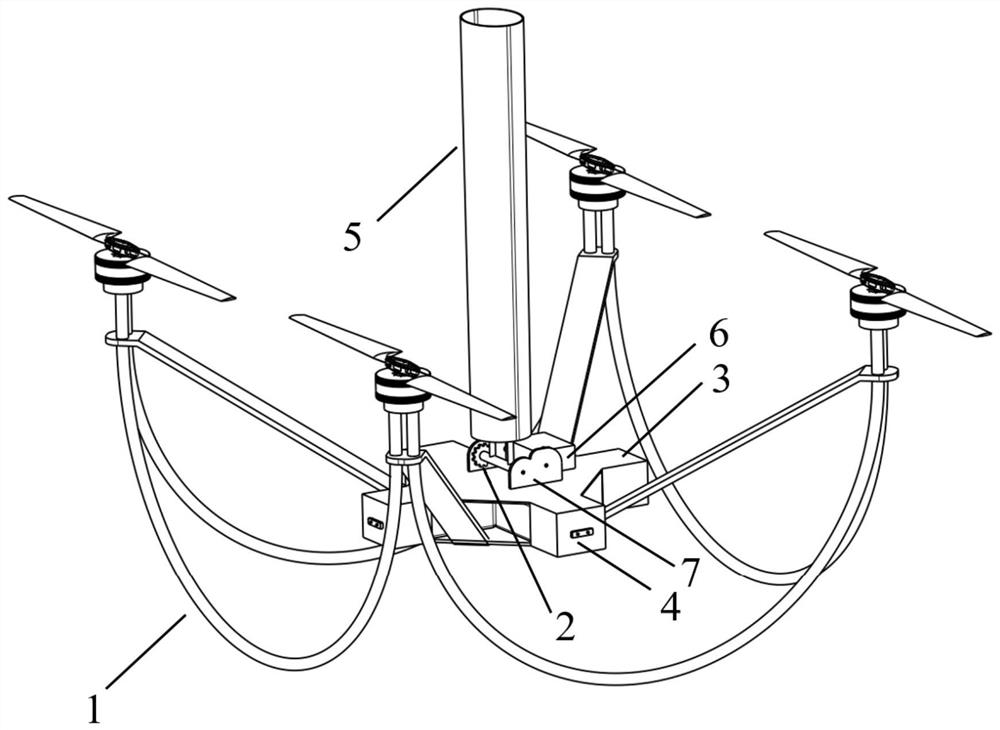 Torch transmission unmanned aerial vehicle