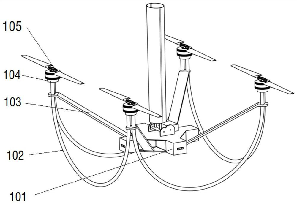 Torch transmission unmanned aerial vehicle