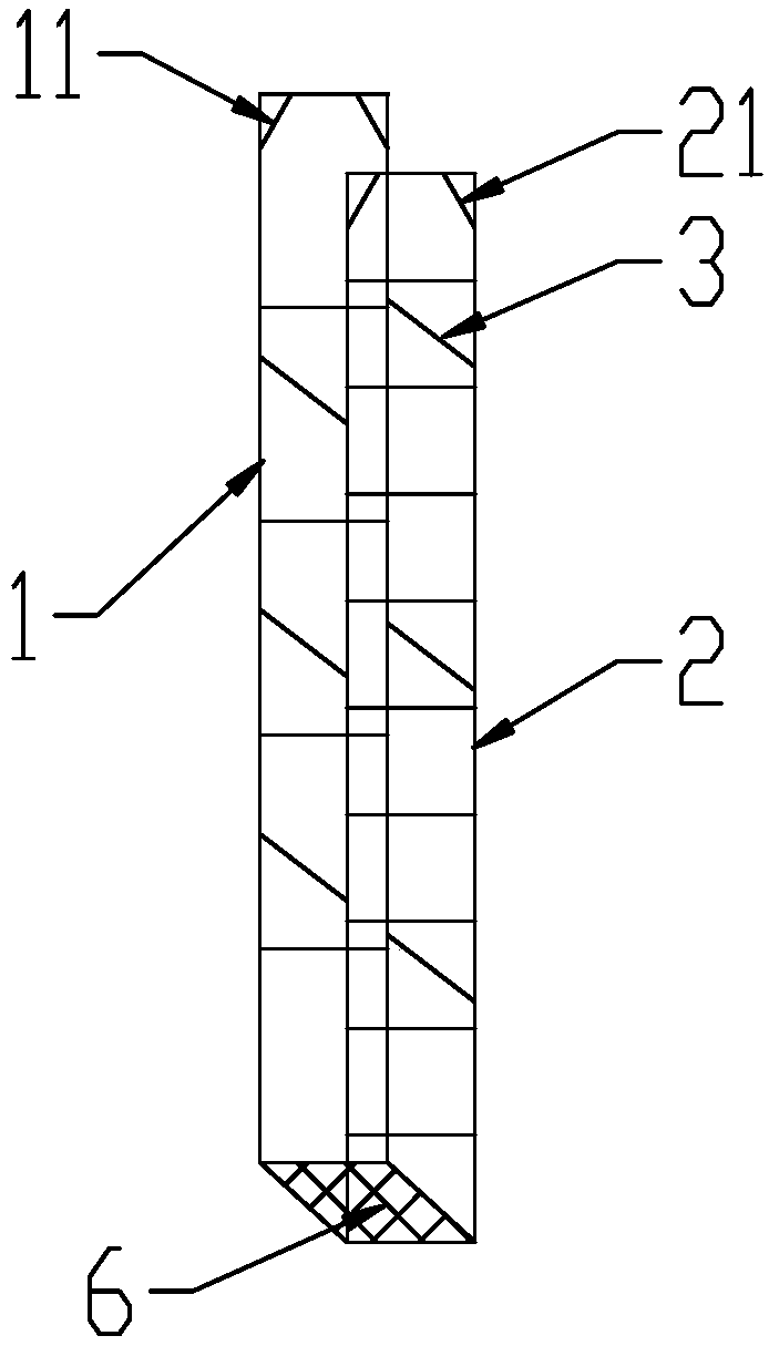 Foldable hanging cage for hole operation in limited space