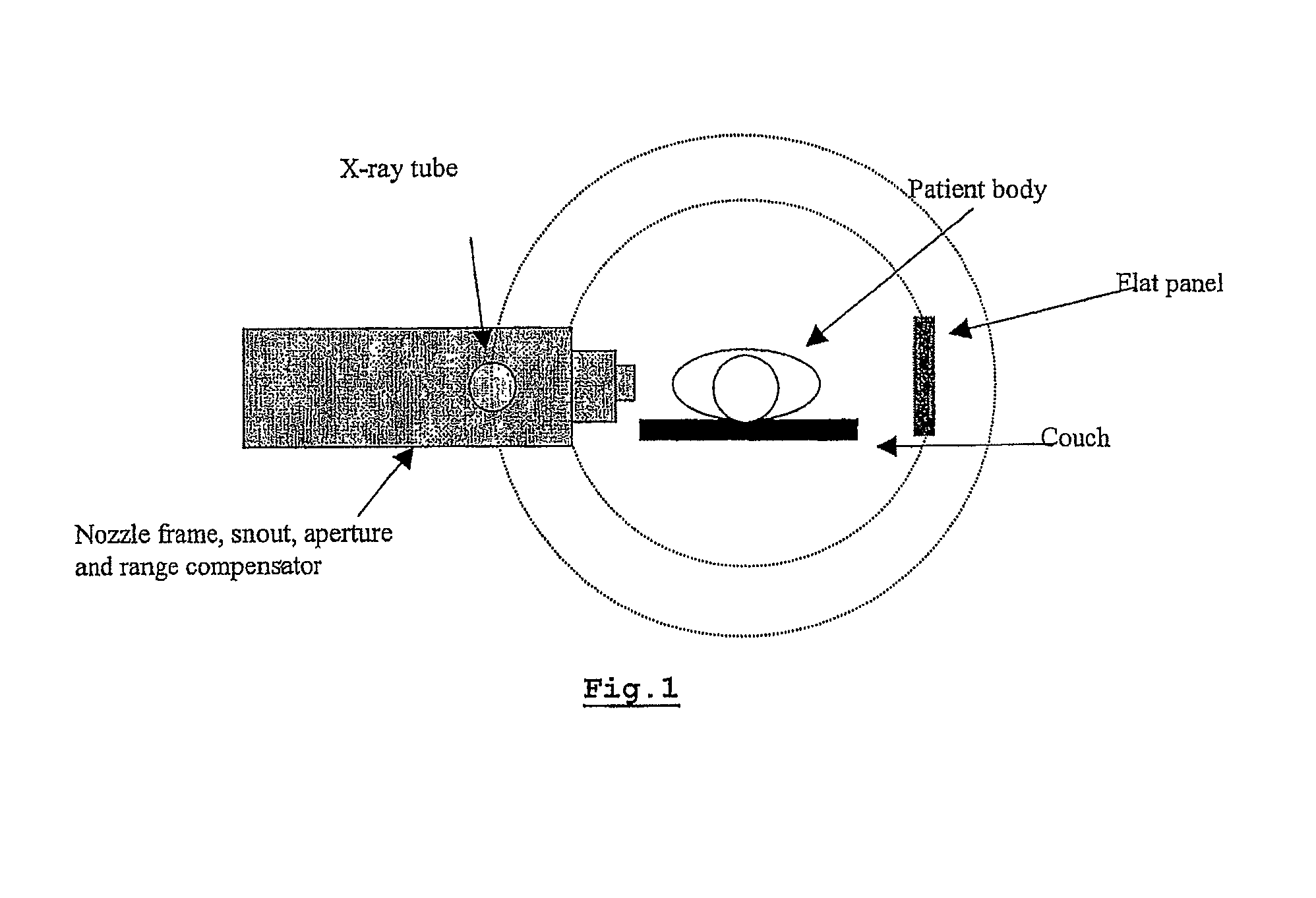 Patient positioning imaging device and method