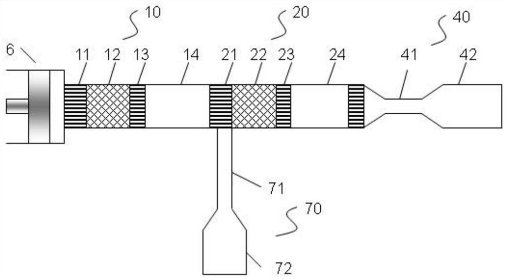 A tandem pulse tube refrigerator