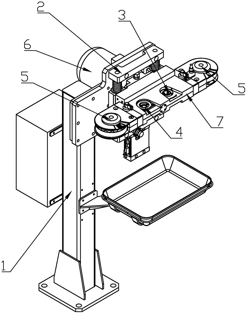 Electrode cap coping-replacing all-in-one machine