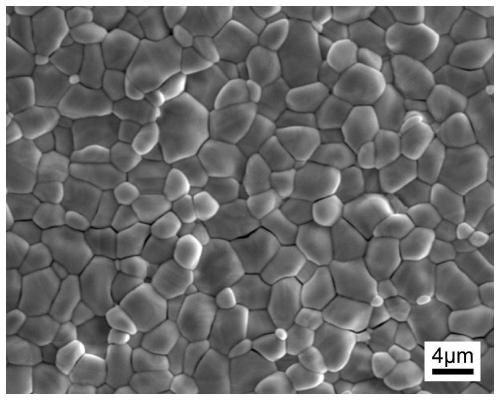 A kind of lanthanum-doped lead zirconate titanate ferroelectric thick-film ceramic material and preparation method thereof