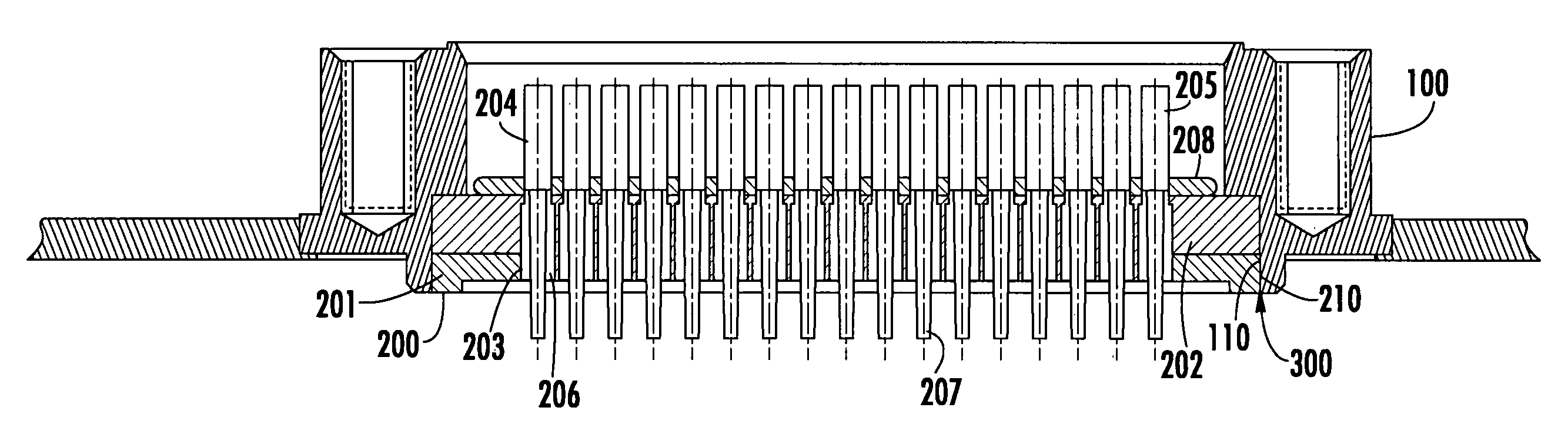 Dissimilar metal hermetic connector