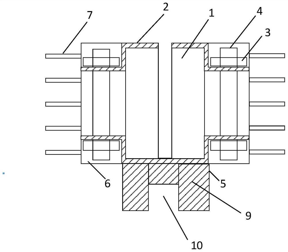 Liquid recoil arc extinguishing lightning protection device