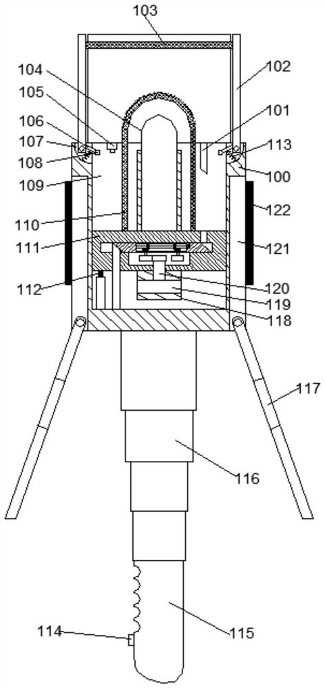 A recording device capable of preventing noise in film and television projects