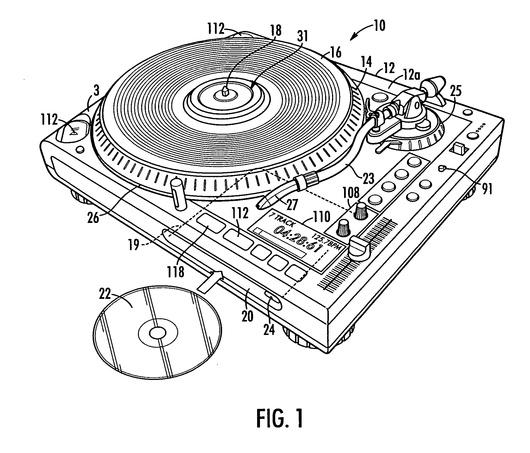 Hybrid turntable