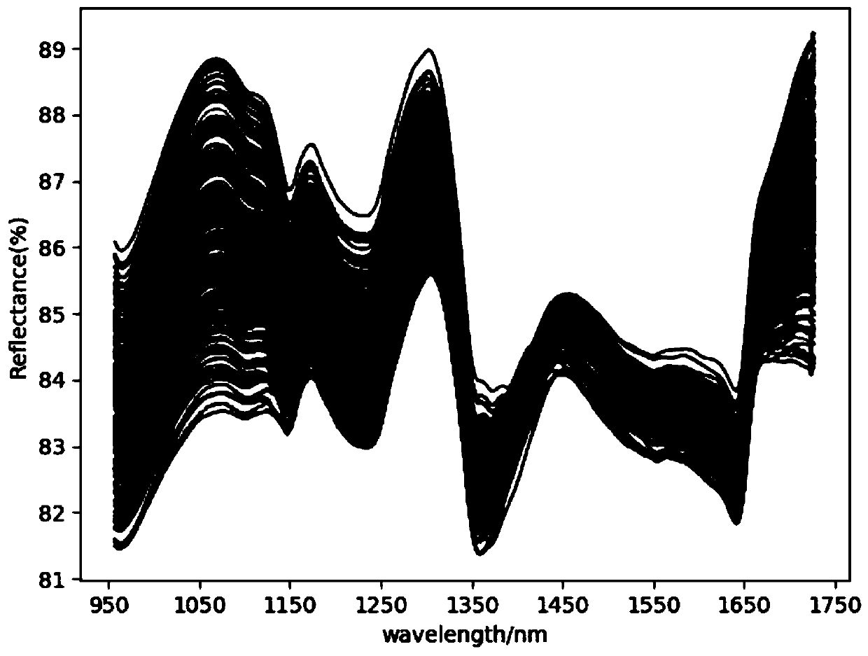 Method for detecting quality of figs based on near infrared spectrum