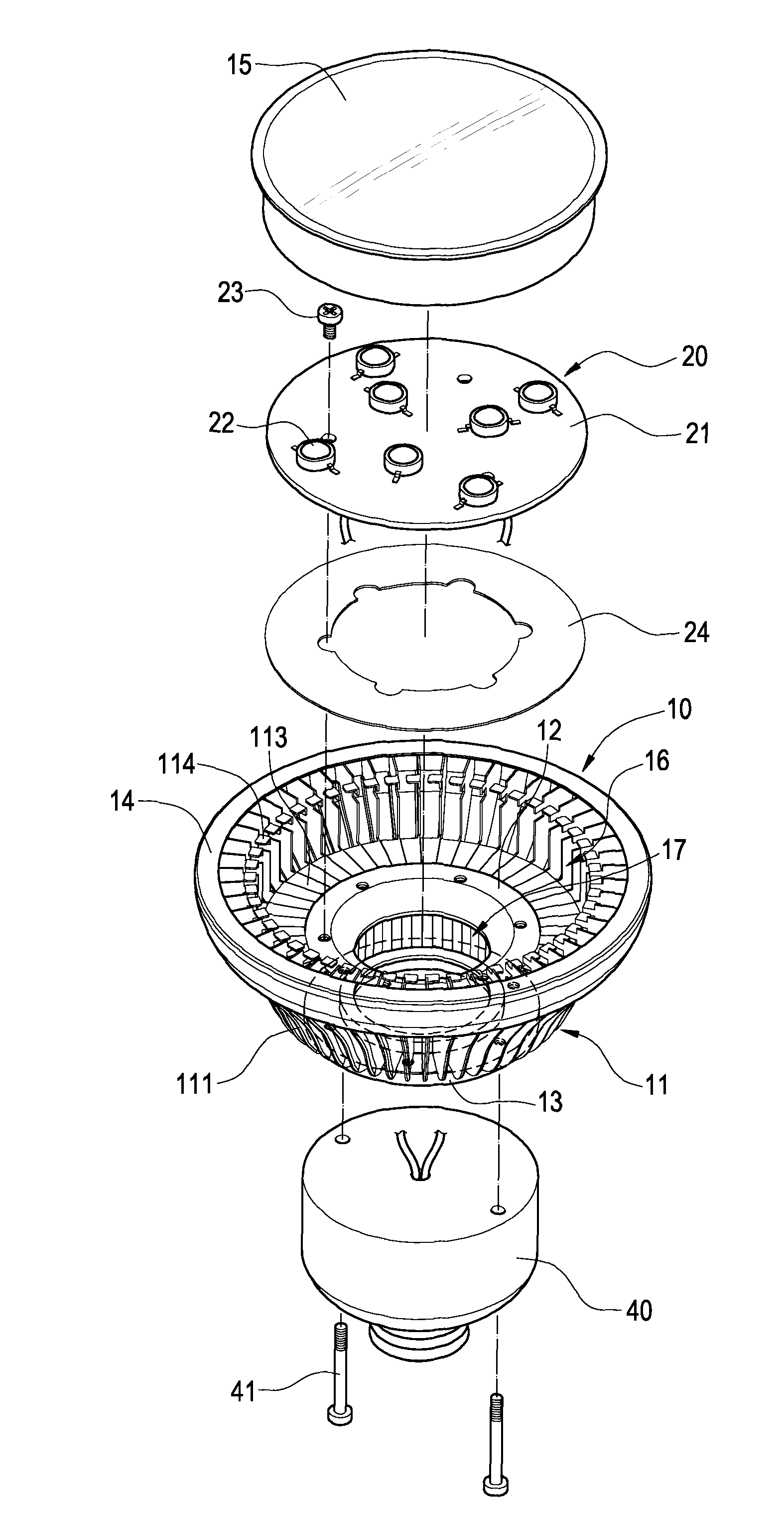 LED fixture and mask structure thereof