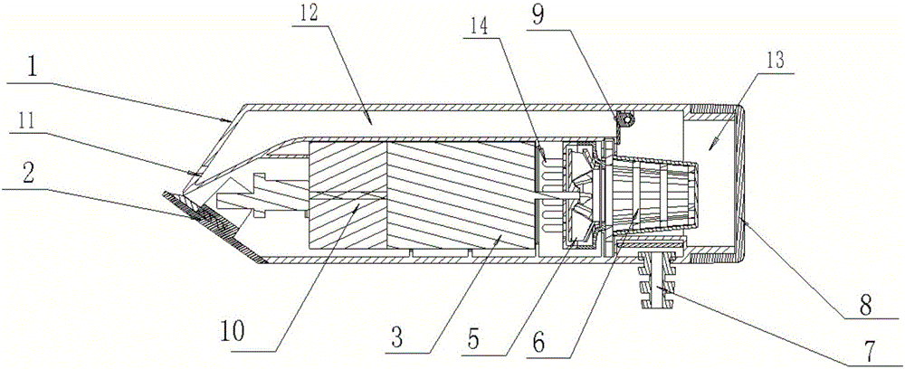 Electric clipper with hair collecting device