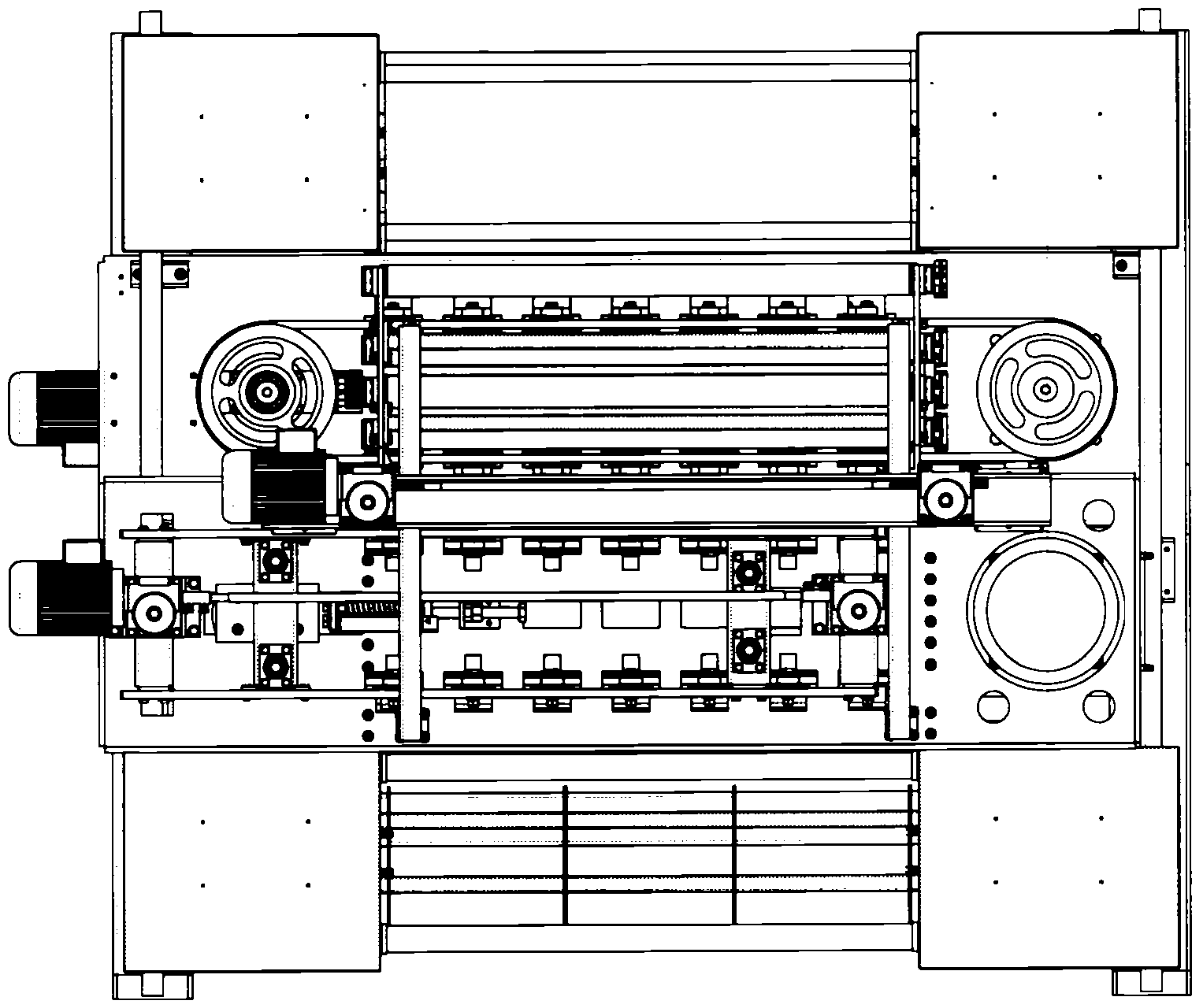 One-circle and double-grinding chamfer deburring machine and deburring method thereof