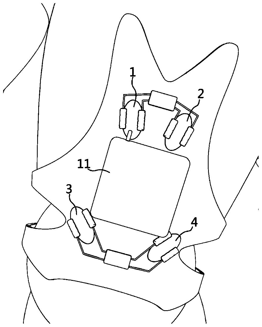 Bowling playing simulation interactive equipment with muscle electric control