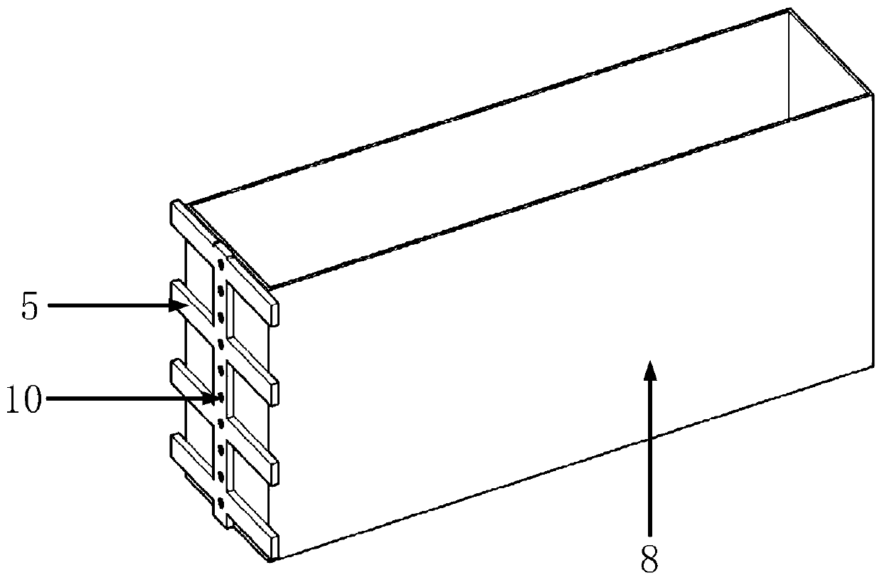 Device and method for lateral pressure testing of layered excavation of foundation pit and non-uniform displacement support