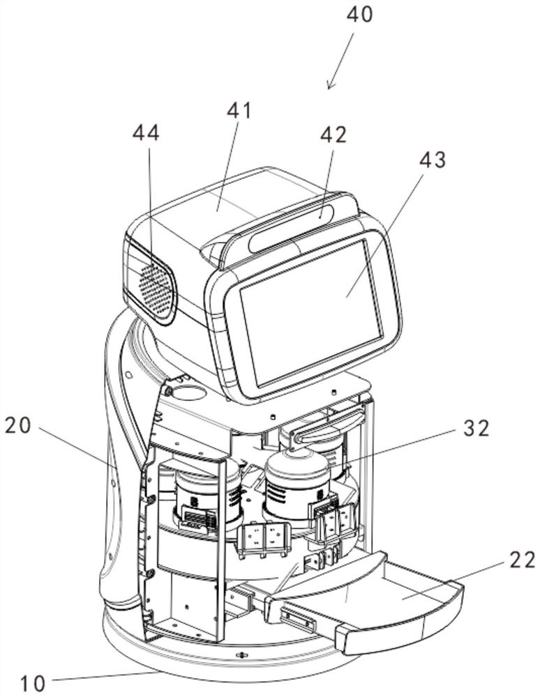 Multifunctional medicine chest robot