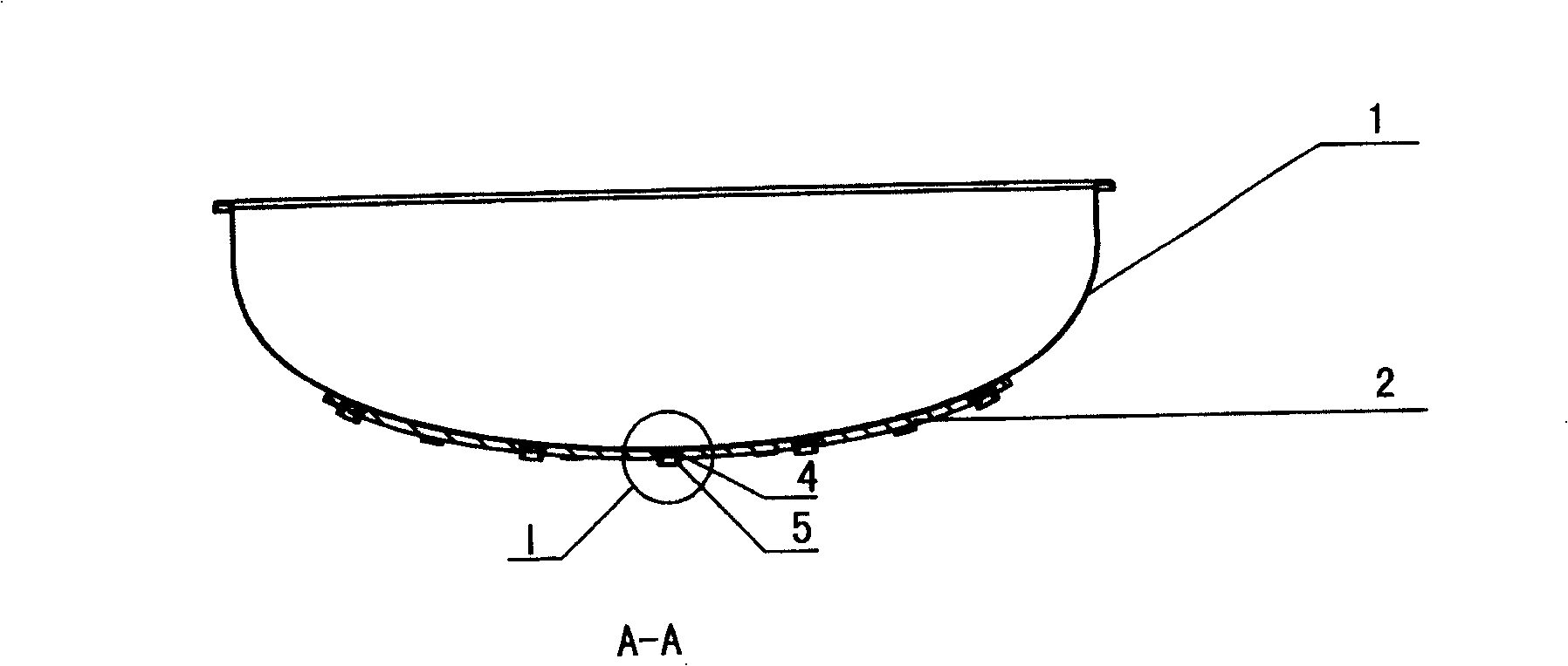 Pot possessing composite bottom and its processing technology