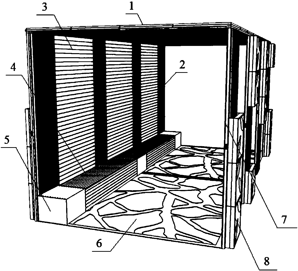 Intelligent environment-friendly gallery frame