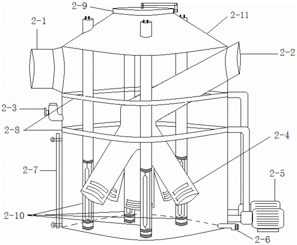 Method and device for purifying flue gas by utilizing photochemical Fenton reaction