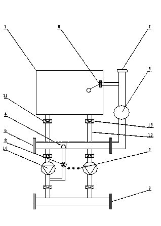 Negative-pressure-free water supply equipment