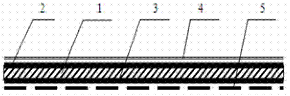 Pre-coating film without primer coating, two-way stretch polypropylene film thereof and preparation method of polypropylene film