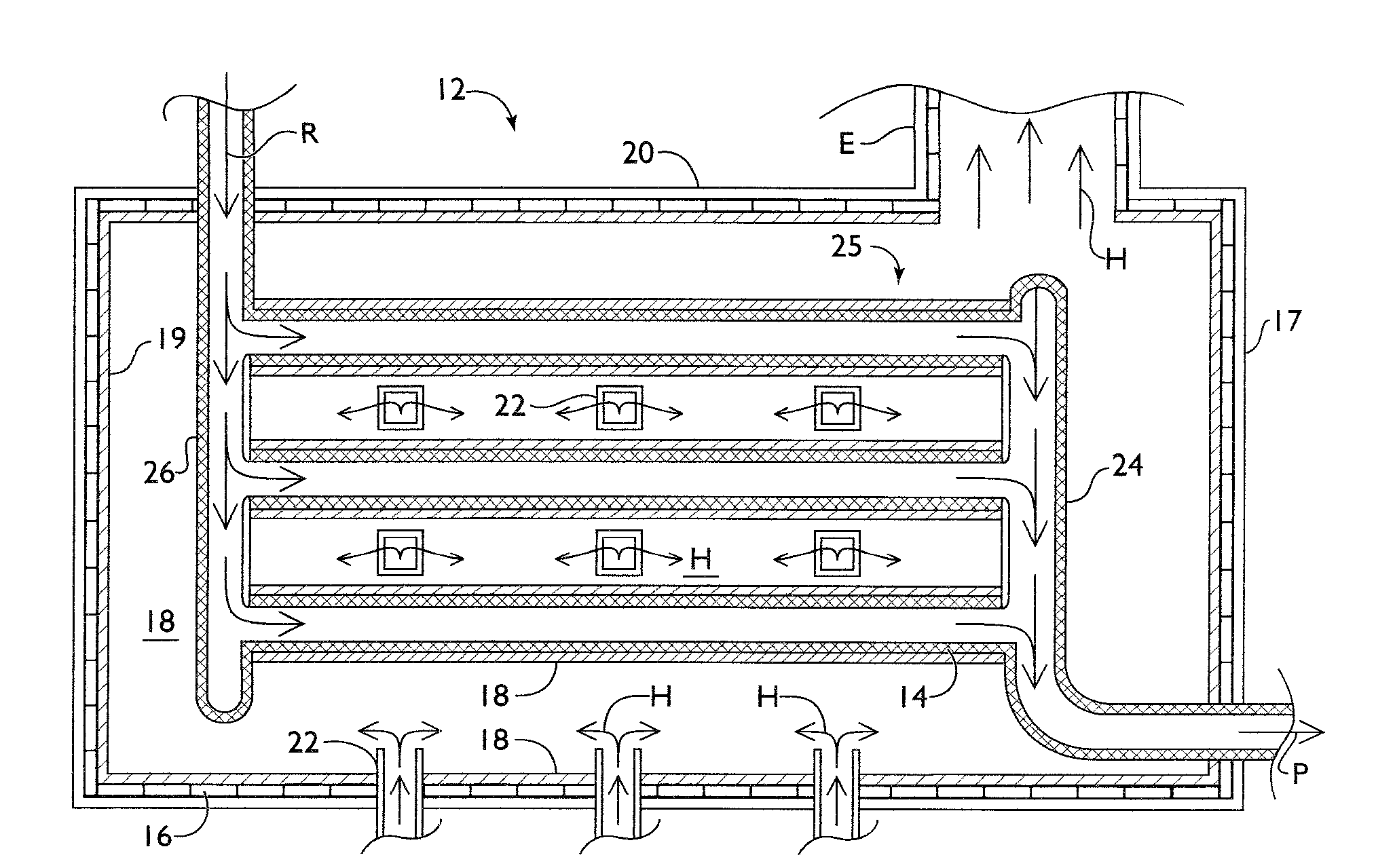 Pyrolysis furnace and process tubes