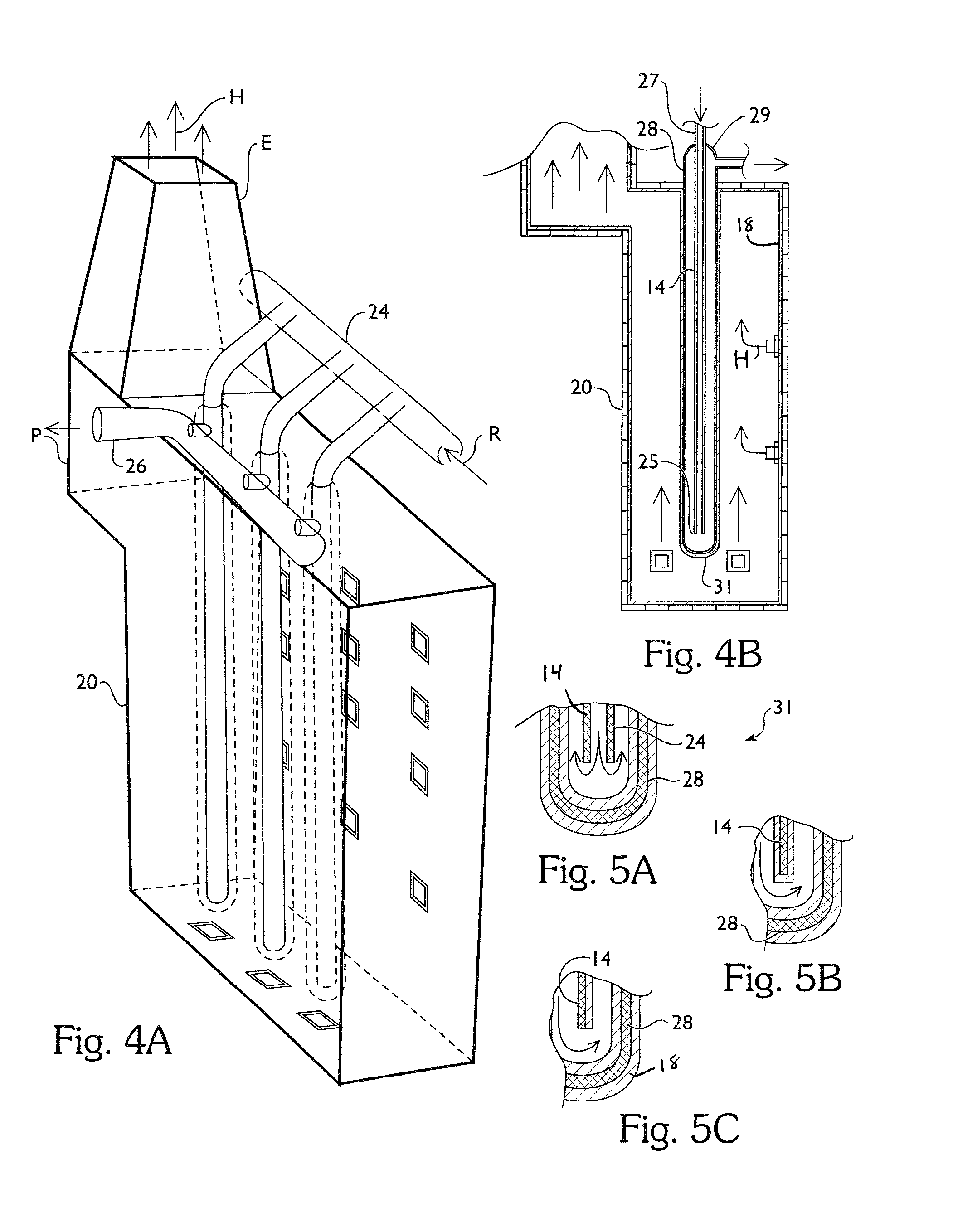 Pyrolysis furnace and process tubes