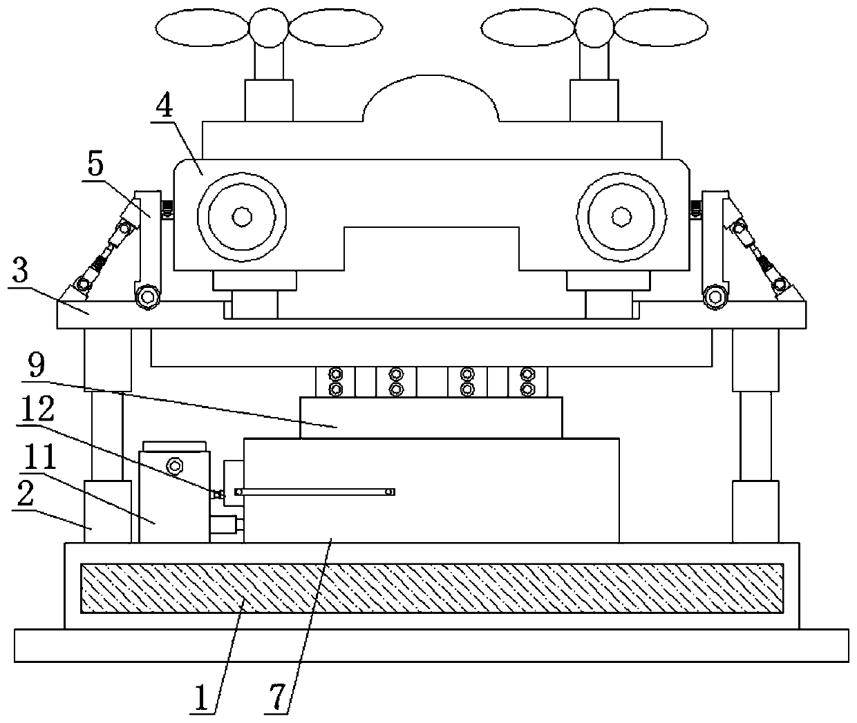 Unmanned aerial vehicle landing buffer device