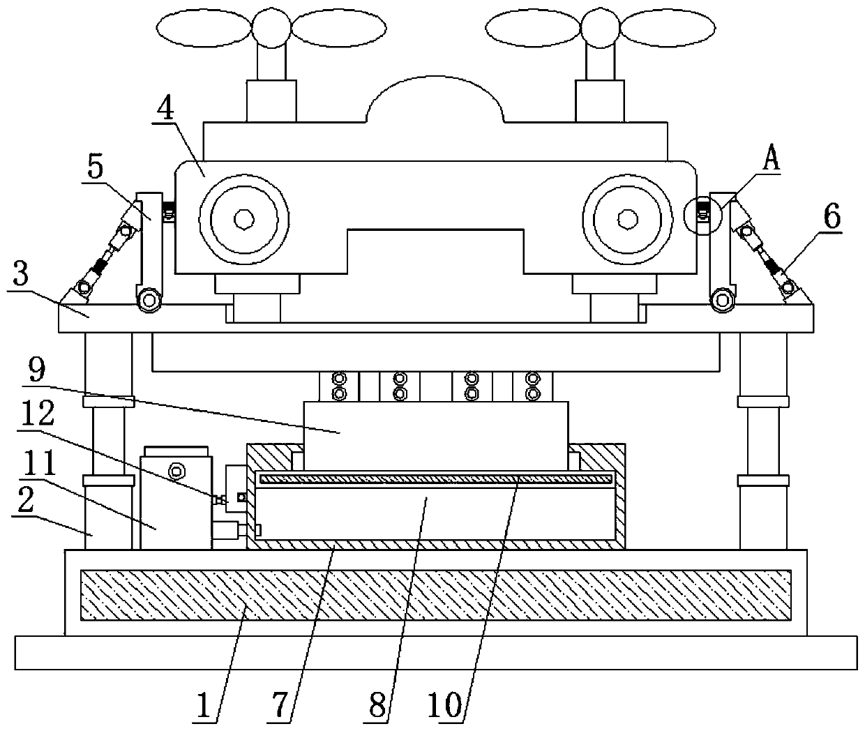 Unmanned aerial vehicle landing buffer device