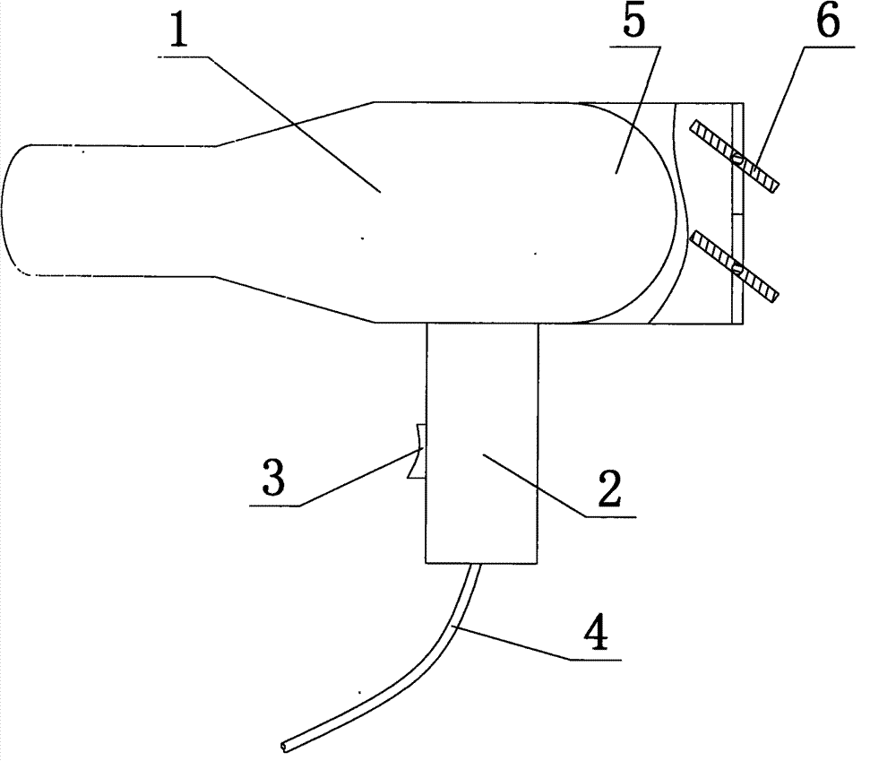 Novel wind adjustable hair drier