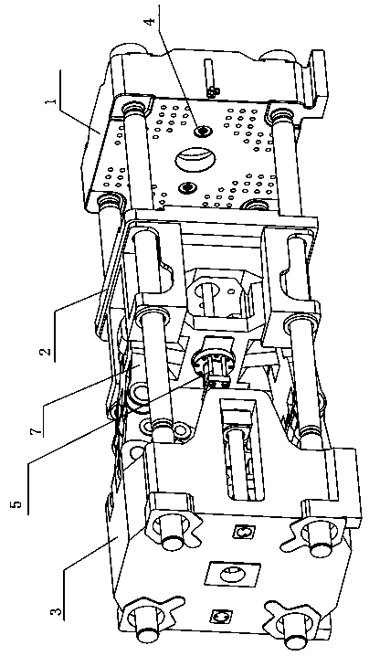 Molding device provided with ejection mechanism