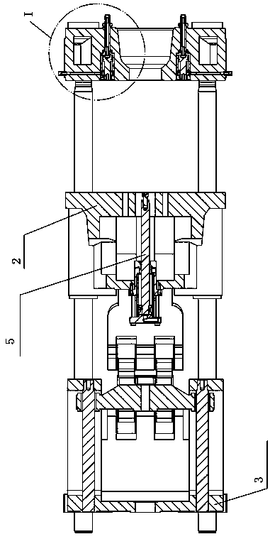 Molding device provided with ejection mechanism