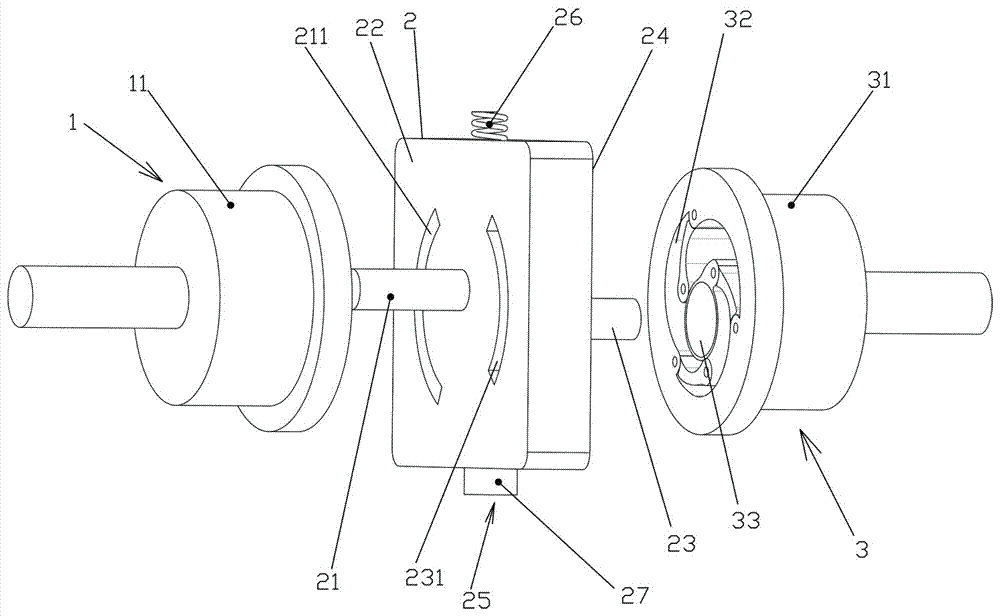 Stepless hydrodynamic transmission device