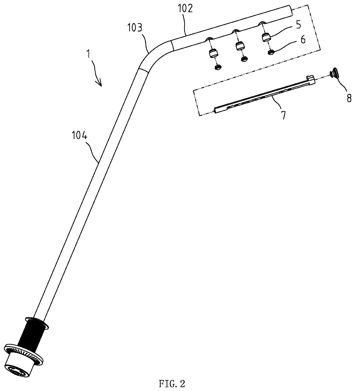 Lamp with Elongated Housing