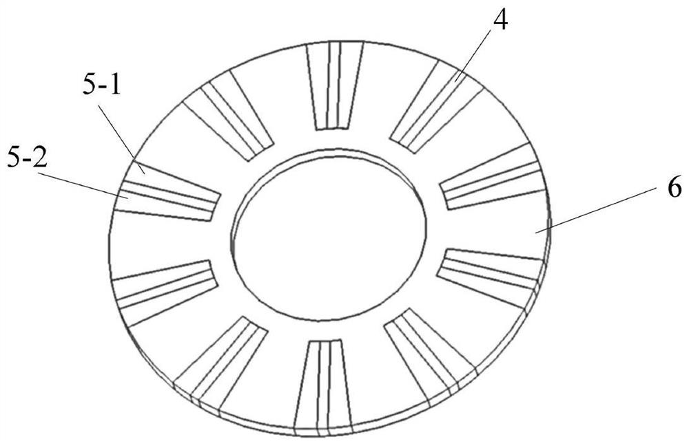 A rotor permanent magnet type dual rotor axial magnetic field hybrid excitation flux switching motor