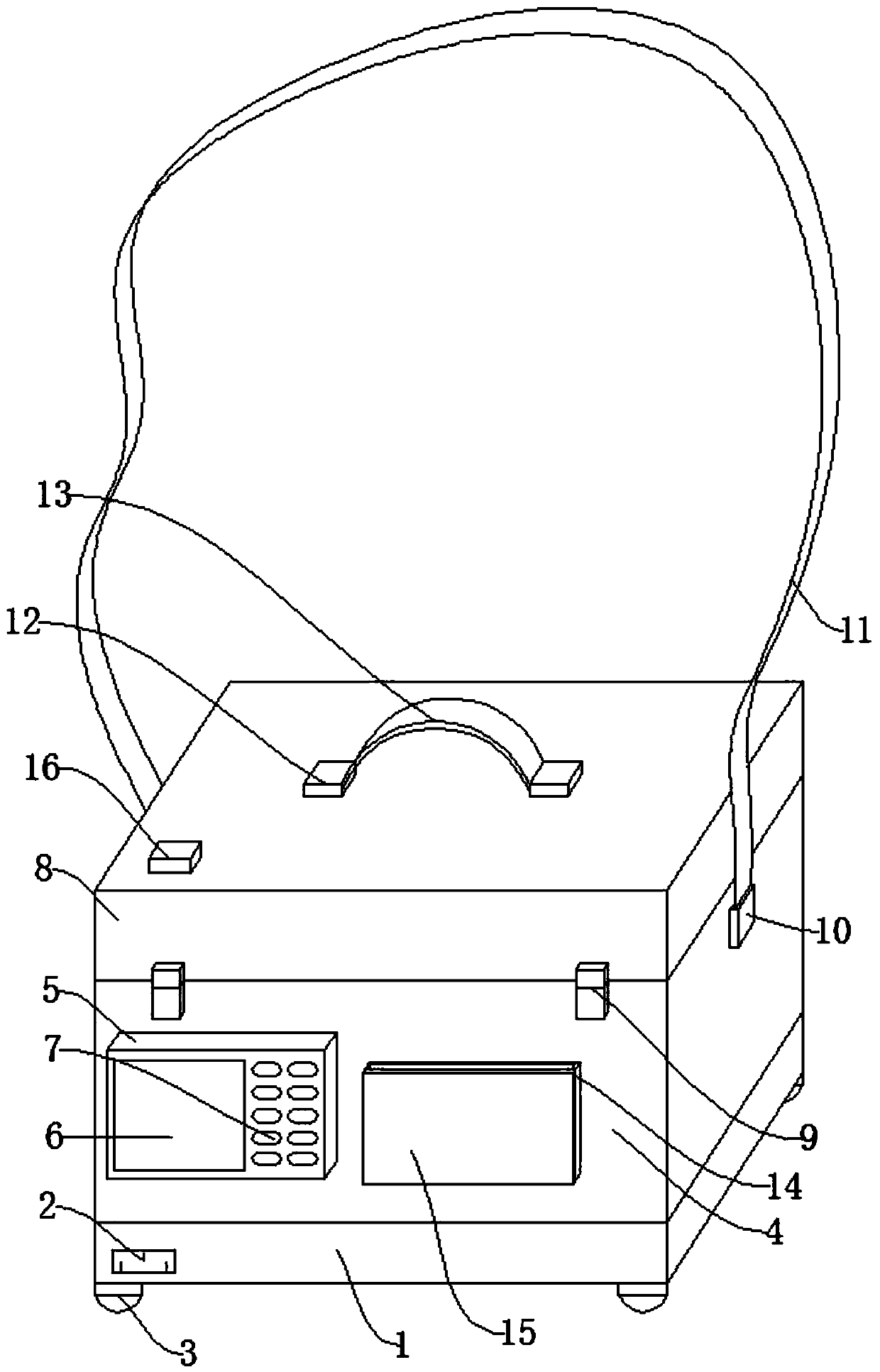 Portable intelligent blood storage box