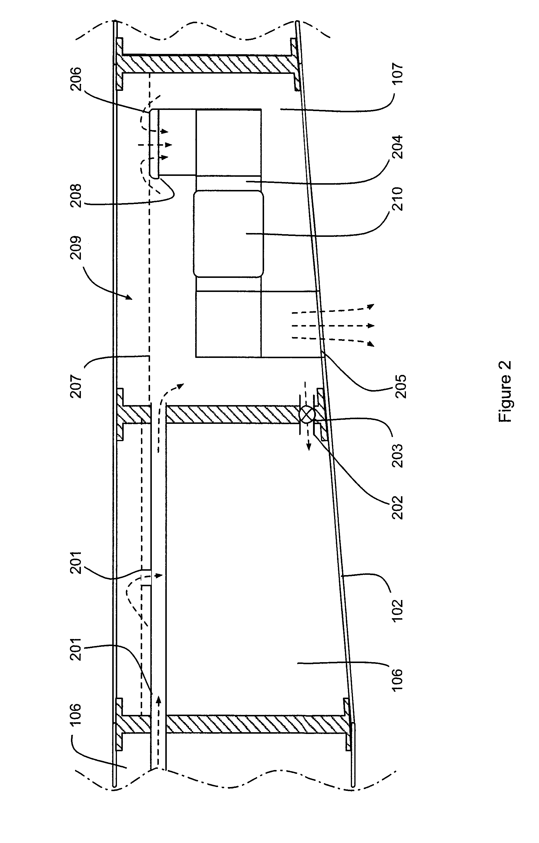 Vent pipe for an aircraft fuel system vent tank