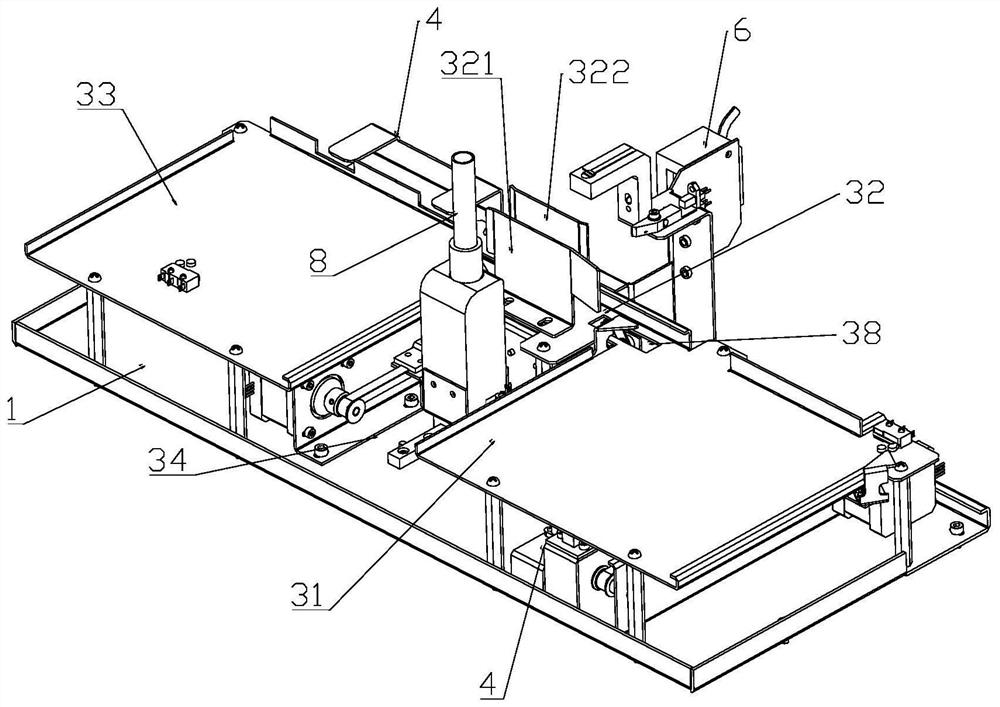 A sampling detection device for a medical biochemical detector