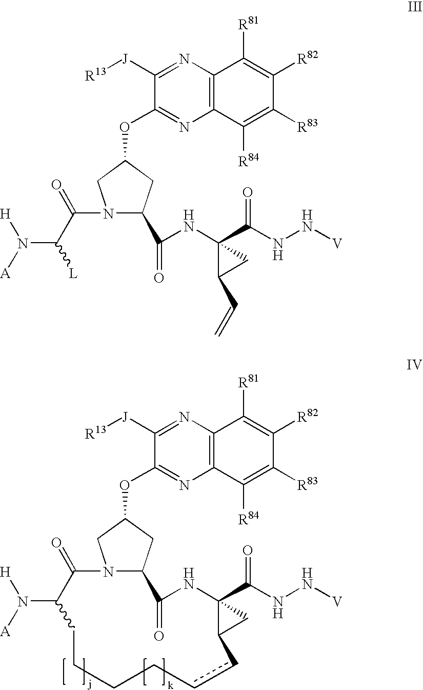 Hydrazide-containing hepatitis c serine protease inhibitors