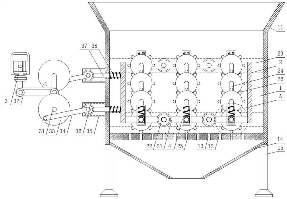 Reciprocating rolling type particle forming machine and forming method thereof