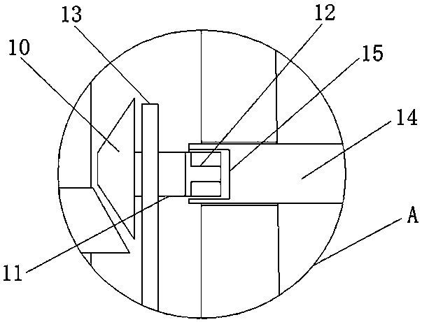 Anti-sliding cement telegraph pole