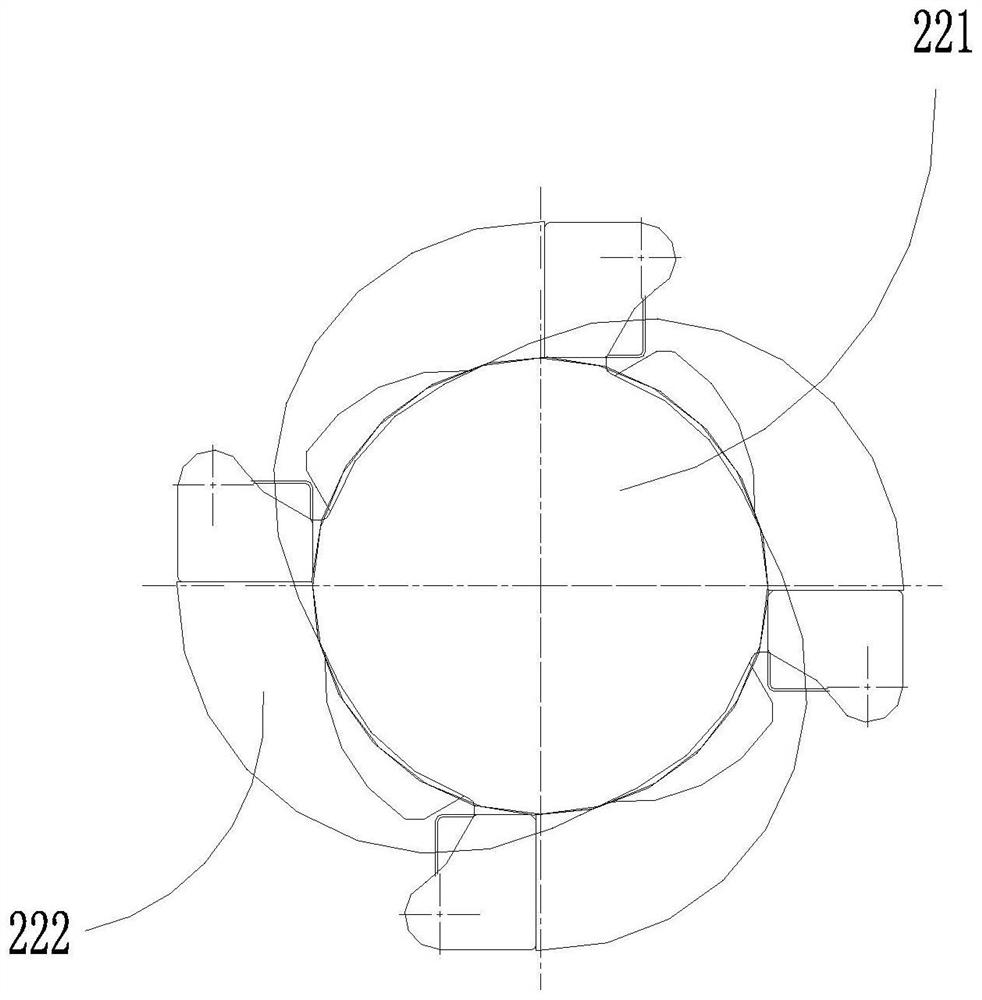 Crushing device for belt conveyor and belt conveyor