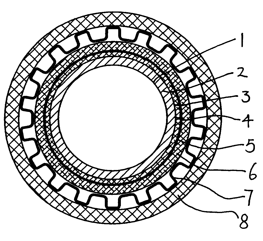 Precise tooth socket mold and vulcanization technology for producing trimming cut V-belts therewith