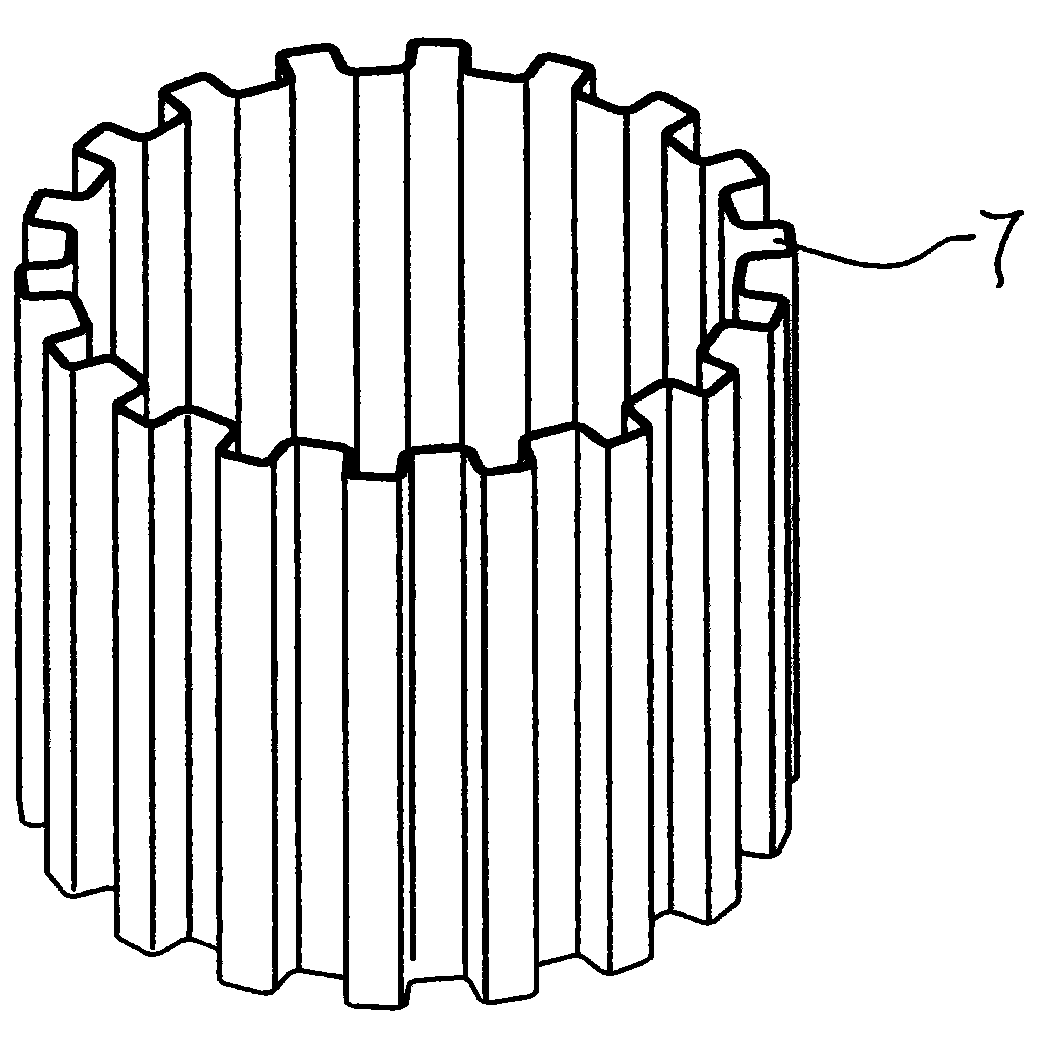 Precise tooth socket mold and vulcanization technology for producing trimming cut V-belts therewith